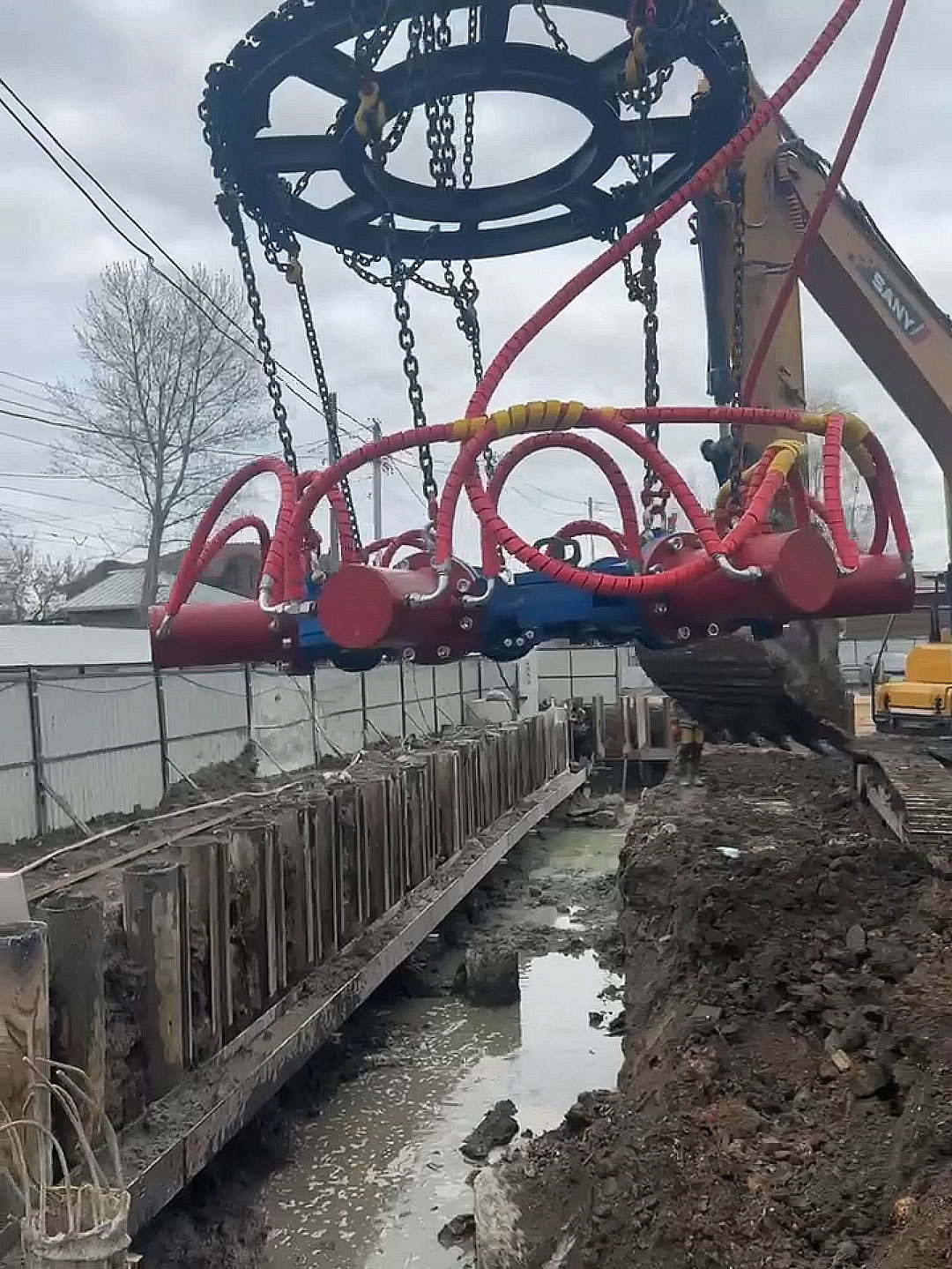 срубка свай. срубка круглых свай в Туле