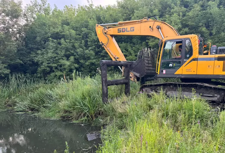 Расчистка рек и водоёмов в Туле